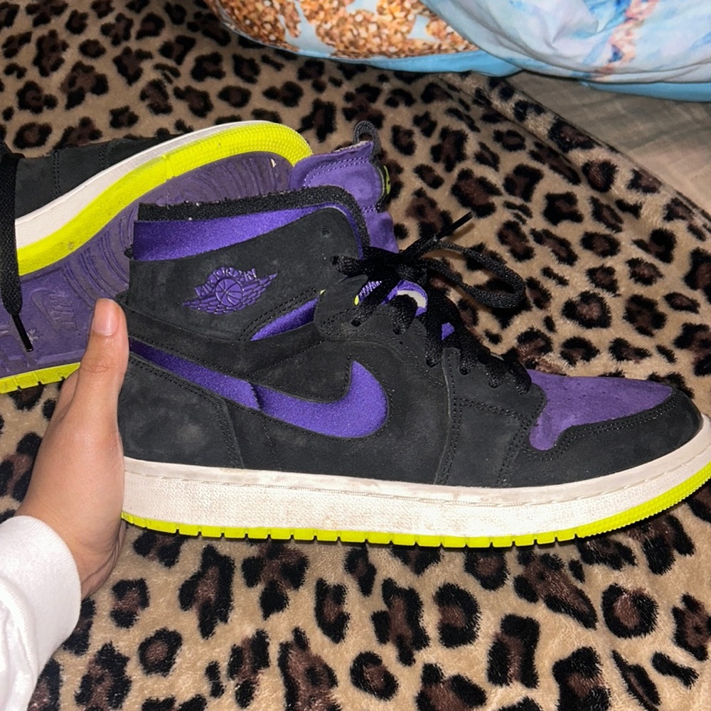 Purple, Black & Neon Nike zoom Airs